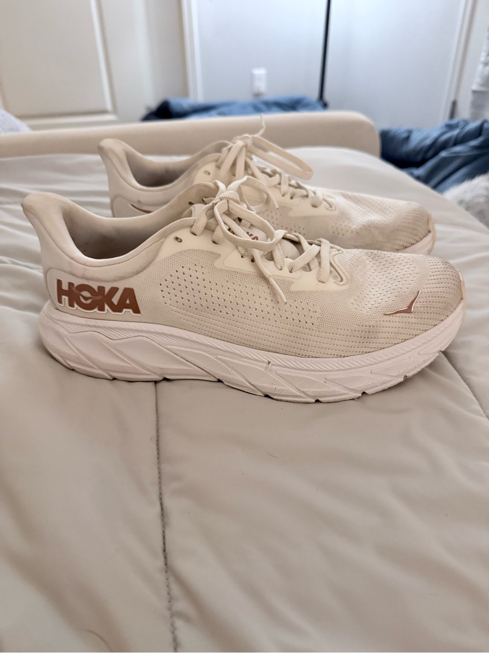 HOKA Women’s Ahari 7 Neutral Running Shoe - white